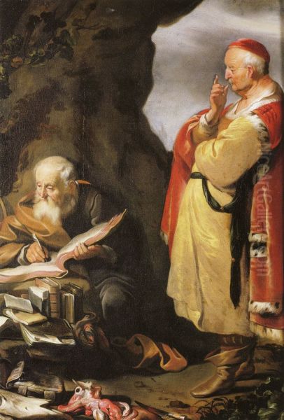 Hippocrates and Democritus in Abdera - view 1