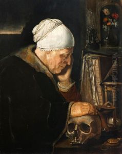 Scholar in his Studio by Philips Koninck
