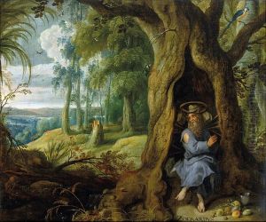 Andrew Zorard as a hermit