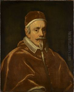 Pope Clement X (1590-1676) by Giovanni Battista Gaulli