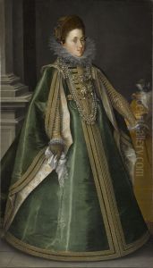 Portrait of Archduchess Constance of Austria by Joseph The Elder Heintz