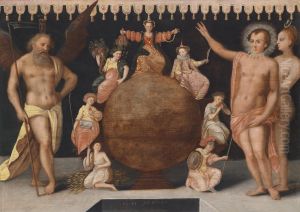 Allegory of diligence. by Herman Hahn