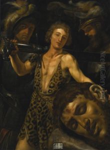 David with the head of Goliath by Louis Finson