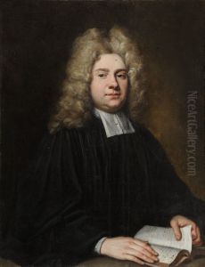 Portrait of Laurence Echard (1670-1730) by Godfrey Kneller