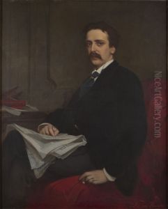 Portrait ofHenry de Worms, 1st Baron Pirbright, British politician and historian (1840-1903)