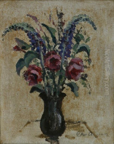 Opstilling med blomster. - view 1