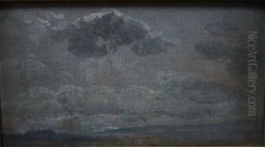 Cloud Study by Johan Wilhelm Ludwig Dahl
