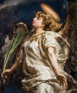 Piesn - Studium do obrazu Joanna d`Arc by Jan Matejko