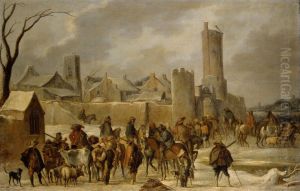 The pillaging of a town