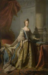 Charlotte Sophia of Mecklenburg Strelitz (1744-1818), Queen Consort of George III by Allan Ramsay