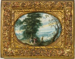 The young Tobit and the archangel Raphael by Jasper van der Lanen