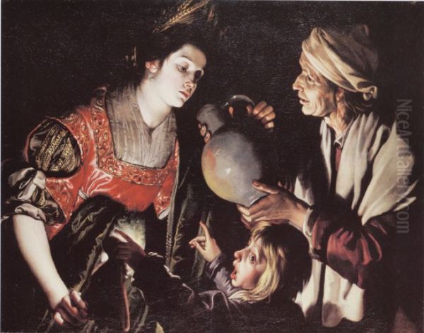The goddess Ceres laughed at by the little boy Stellio - view 1