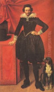 Portrait of Claude de Lorrain, Prince of Chevreuse by Frans Pourbus the younger