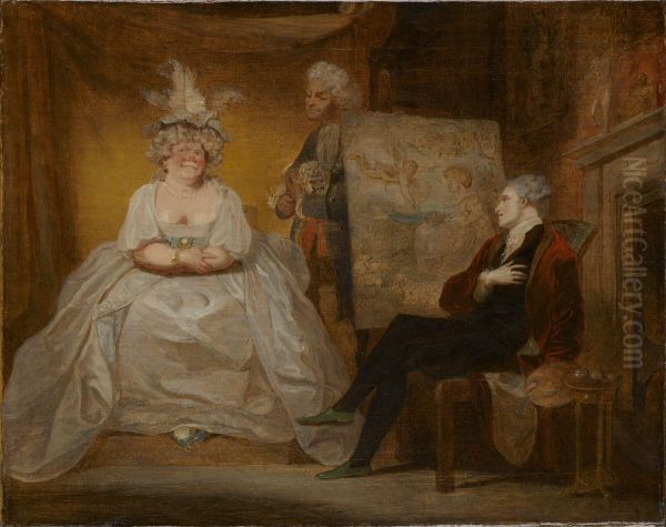 A Scene from 'Taste' a Play by Samuel Foote - view 1