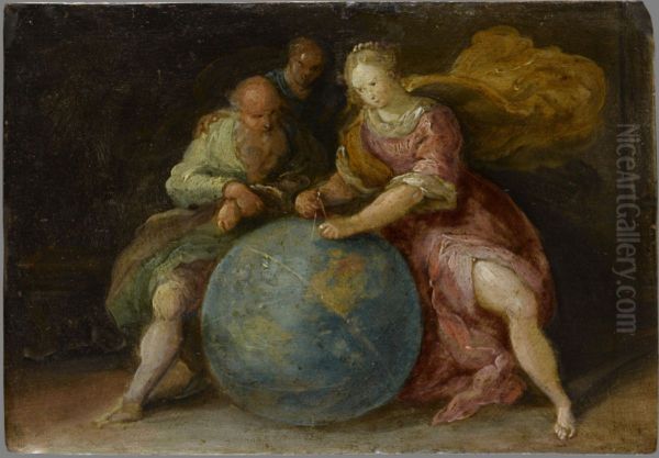 Time and Fortune dominating the world - view 1