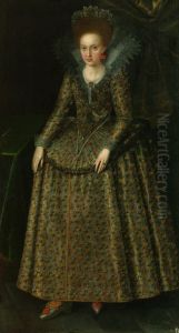 Portrait of Elisabeth Stuart (1596-1662), queen of Bohemia by Marcus Gheeraerts the Younger