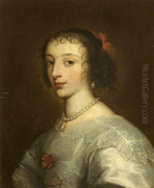 Henrietta Maria (1609-1669) (after Anthony van Dyck) - view 1