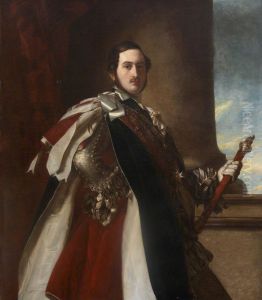 Prince Albert (1819-1861) (partial copy) by Franz Xavier Winterhalter