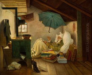 Der arme Poet by Carl Spitzweg