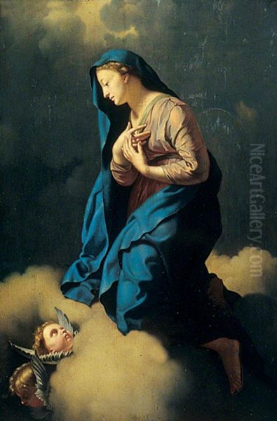 Mary Immaculata (Mary Annunciate Contemplating the Birth of Jesus) - view 1