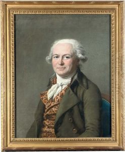 Portrait Of Jean-pierre Demetz (1753-1820) by Marie-Gabrielle Capet