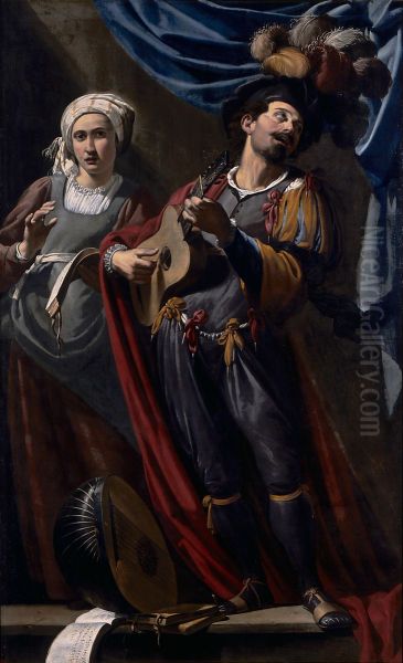The two musicians - view 1