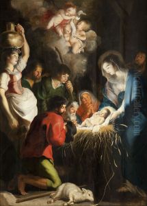 Mysteries of the Rosary, Adoration of the shepherds Mysteries of the Rosary, Adoration of the shepherds