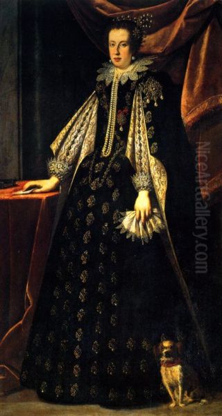 Portrait of Claudia de' Medici, Duchess of Urbino and Archduchess of Austria (1604-1648) - view 1