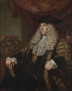 Charles Pratt (1714-1794), 1st Earl Camden, Lord Chancellor by Nathaniel Dance-Holland