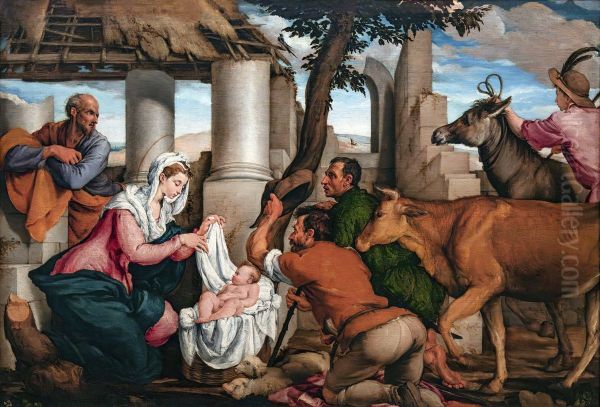 Adoration of the shepherds - view 1
