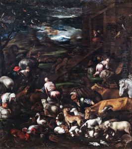 Animals Entering Noah's Ark by Jacopo Bassano