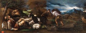 Hirah in Search of Tamar by Jacopo Bassano