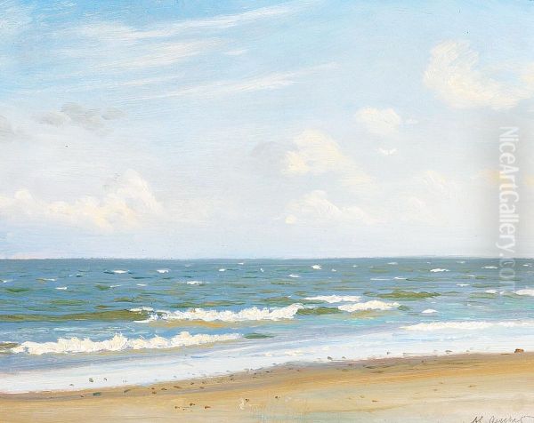 A beach with a view of the sea. - view 1