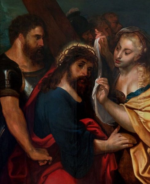 Christ carrying the cross. - view 1