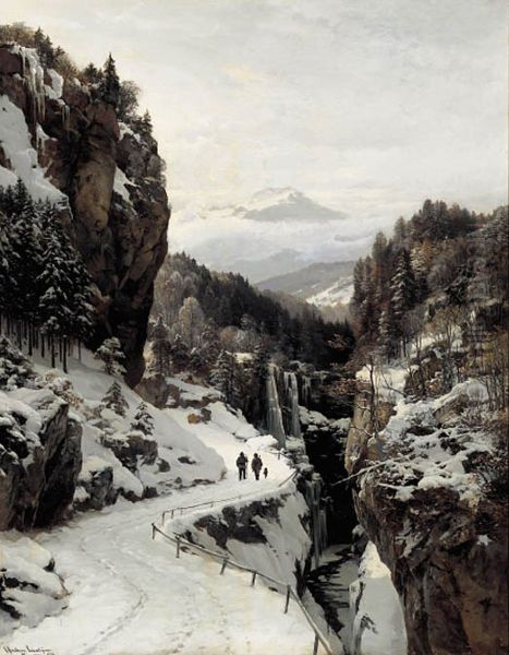 A winter day in the mountains of Bavaria. - view 1