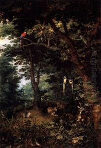 The Earthly Paradise by Jan Brughel
