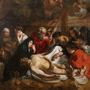 The Washing and Anointing of the Body of Christ by Jacob Jordaens