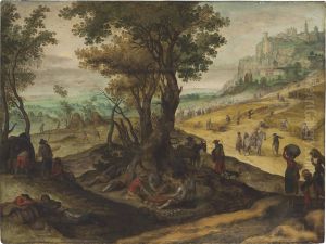 Een allegorie van de maanden juli en augustus Een allegorie van de maanden juli en augustus