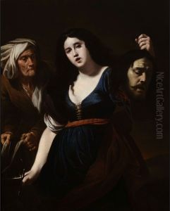 Judith with the head of Holofernese by Andrea Vaccaro
