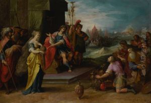 The Continence of Scipio by Frans Francken the Younger