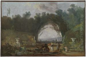 Terrass i Saint-Cloud-parken