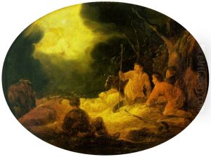 Annunciation to the Shepherds. by Benjamin Gerritsz Cuyp
