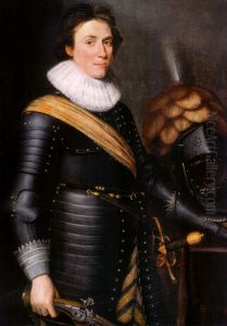 Portrait ofChristian the Younger of Brunswick(1599-1626) by Anthonie van Ravesteyn