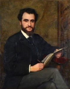 Portrait of M. L. V... by Felicie Schneider