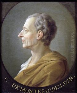 Portrait of Montesquieu (1689-1755) by Jacques-Antoine Dassier