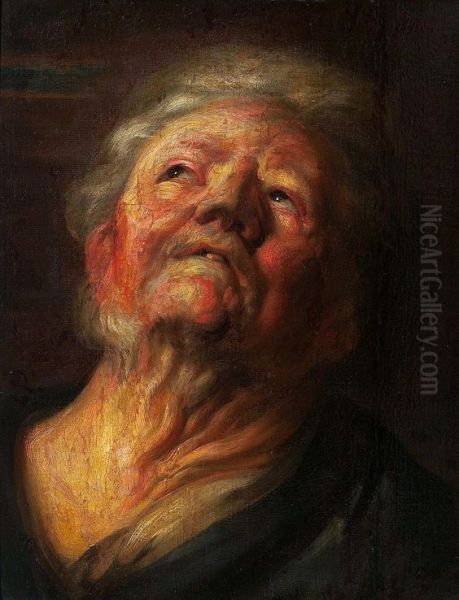 Study of the head of Abraham Grapheus. - view 1