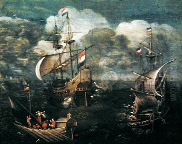 Ship battle. - view 1