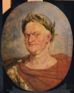 Portret van de Romeinse keizer Titus Flavius Vespasianus (9 - 79 na Chr. by (studio of) Rubens, Peter Paul