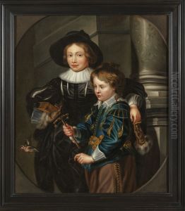 Albert en Nicolaas Rubens by Christian Wilhelm Ernst Dietrich