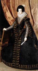 Queen Isabel, Standing by Diego Rodriguez de Silva y Velazquez